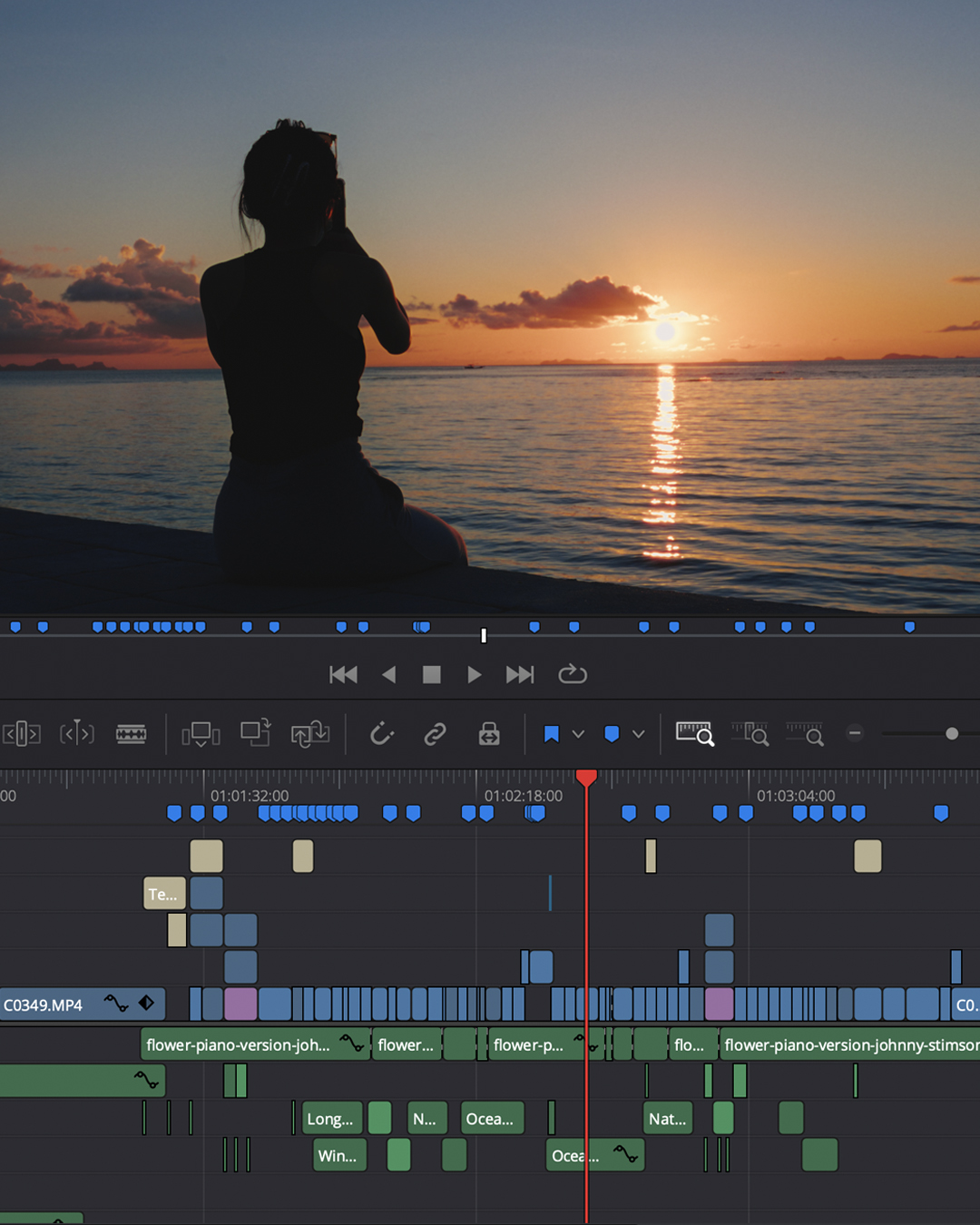 Colourist working on a commercial grade at Heyfolk Film, Bangkok
