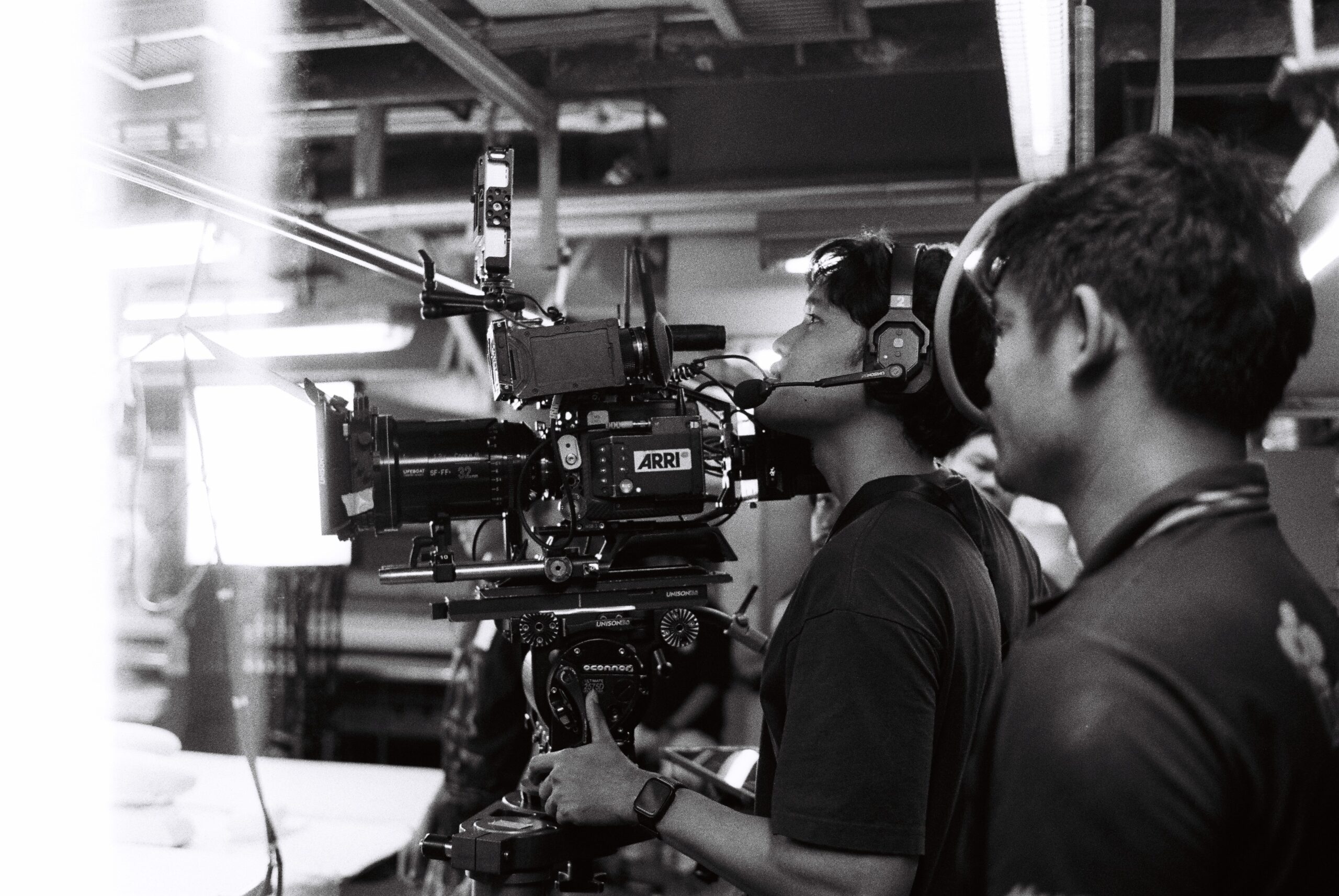 ผู้กำกับภาพ Heyfolk Film ควบคุมกล้องในกองถ่าย